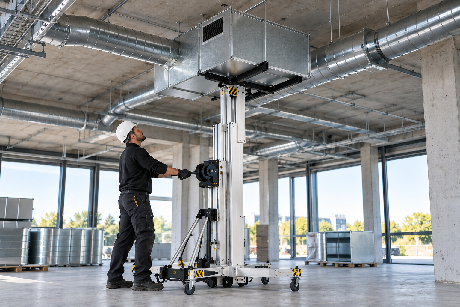 Materialelift til ventilation